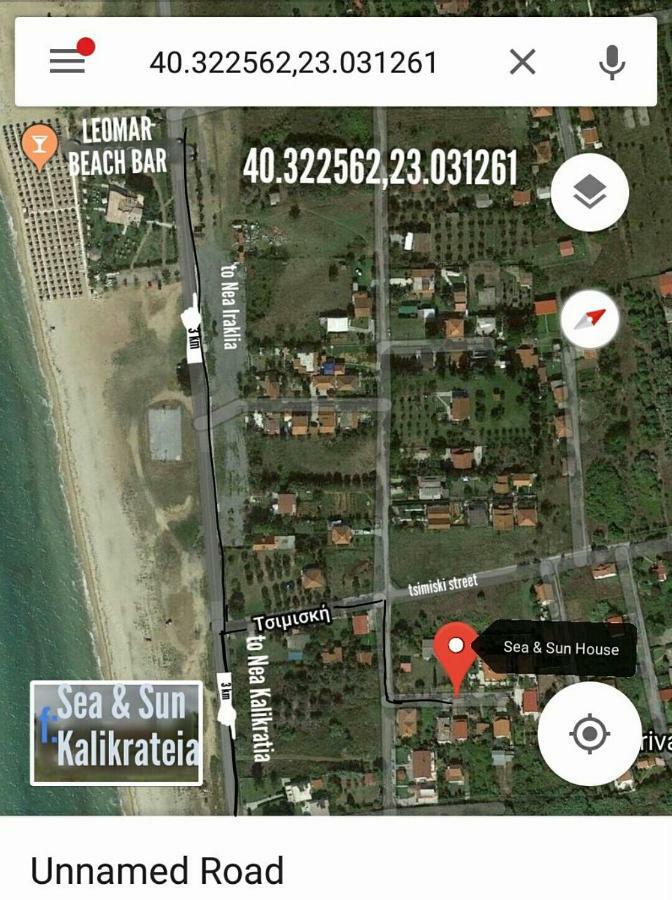 Villa Sea&Sun House à Nea Kallikrateia Extérieur photo